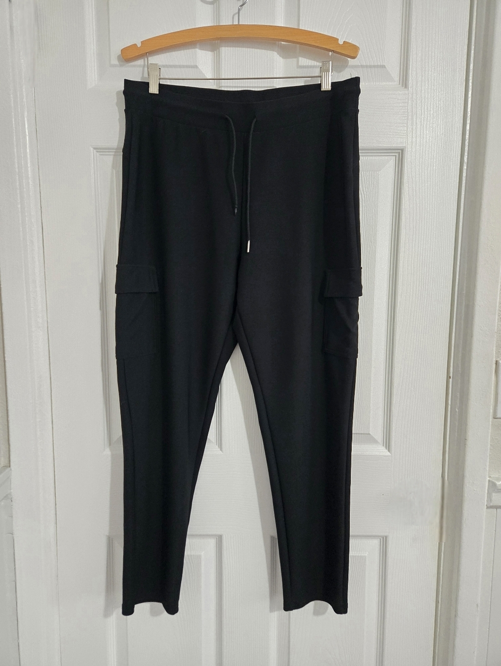 Maze Collection Black Cargo Pants Women’s Plus Size 3X Stretch Comfy